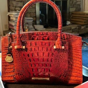 Brahmin Pecan Melbourne Two Zipper Bag